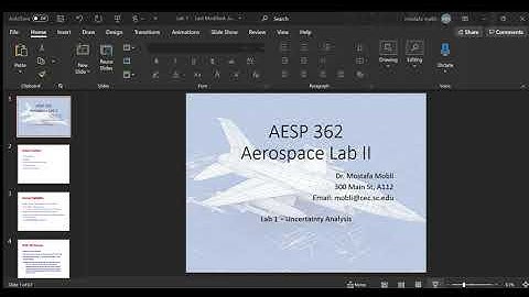 00 UofSC AESP 362 Aerospace Lab II Intro and Syllabus part I