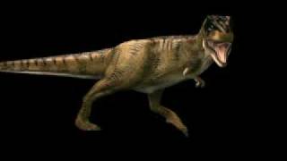 Trex walk in 3D Max
