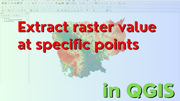 How to extract raster value at a specific point in QGIS