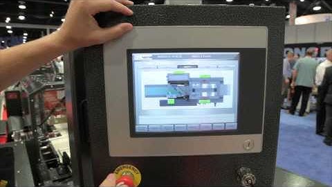 Automated shrink wrap machine and PackML communication standard