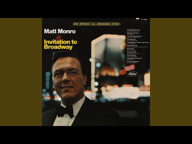 Matt Monro - If She Walked Into My Life