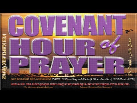 Live Service: Watch the Covenant Hour Of Prayer Service, March 8, 2018 with Bishop David Oyedepo