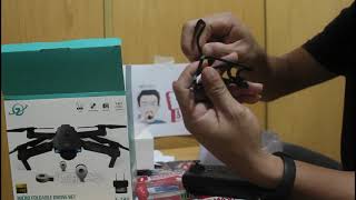 E720 drone unboxing