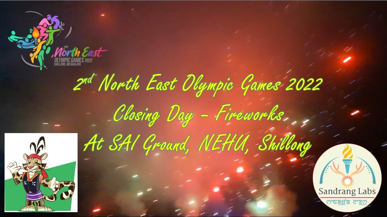 2nd North East Olympic Games 2022 Closing Day Fireworks 16 Nov 2022