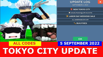 NEW UPDATE NEW TOKYO CITY UPDATE 12 ALL CODES! Mining Clicker Simulator ROBLOX  September 5, 2022