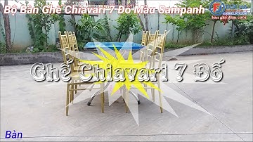 Ghế Chiavari Tiffany Tiệc Cưới , Ghế Chiavari 7 Đố