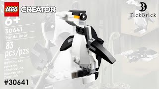 LEGO Creator - Panda Bear (Pinguin) 30641 Speed Build
