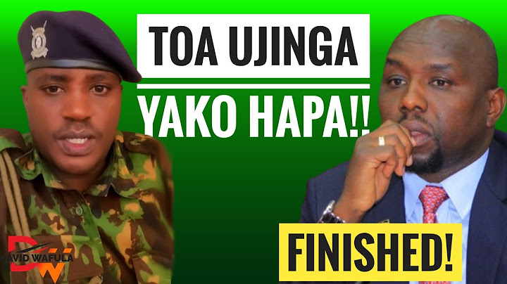 MURKOMEN LECTURED BADLY BY POLICE OFFICER HIRAM!