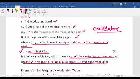 4ME3 04, DE, Unit 5, L 6,  Frequency Modulation, Dr  Neeraj Jain