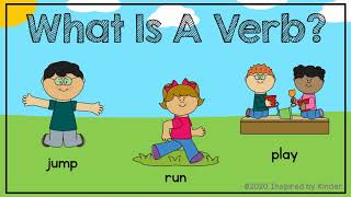 What is a Verb? (Verbs for Kindergarten/First Grade) Resimi