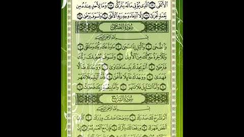 سورة الليل للقارئ الشيخ عبدالمحسن القاسم مع الأيات