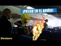 ¿QUÉ HACER SI HAY FUEGO EN LA CABINA DE UN AVIÓN?   La seguridad Tripulante Cabina de Pasajeros AAA