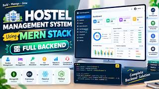 🏨 Hostel Management System Using MERN Stack | Complete Full Stack Project | Full Frontend