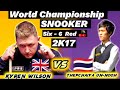 Thepchaiya unnooh vs kyren wilson  six6 red world championship snooker  2k17  complete session