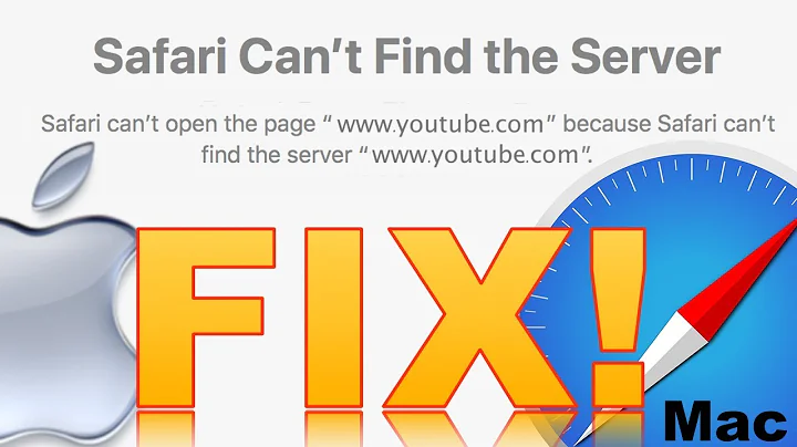 Fix "Safari Can't Find The Server" MAC