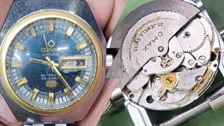 how to repair a old omax watch? servicing AS cal.2066 movement#watches