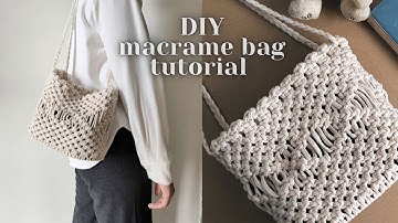 DIY | Macrame Bag Tutorial | Macrame Shoulder Bag