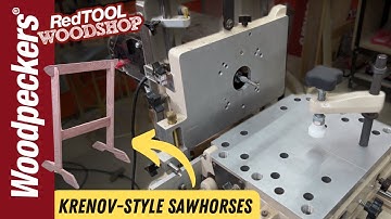 Krenov-Style Sawhorses on the Multi-Router. Step-by-step with FREE PLANS. l RedTOOL WOODSHOP