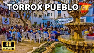🇪🇦[4K] TORROX PUEBLO - Charming White Village in Málaga, Costa del Sol - Axarquía, Spain