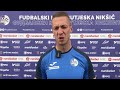 FK Sutjeska - Press Conference (UECL 2QR 1/2)