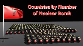 Top countries by number of the nuclear bombs 2023 | Countires by number of nuclear/nuke bombs