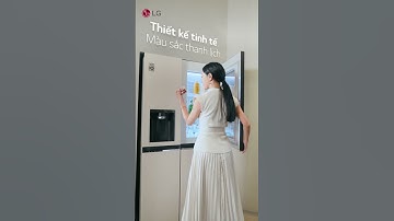 Chỉ cần cốc cốc, không gian bếp ngay lập tức biến hình sang-xịn-mịn cùng tủ lạnh LG Objet InstaView.