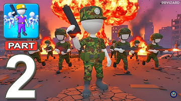 Army War Camp: Battle Game - Gameplay Walkthrough Part 2 - Train Army Earn Victory (iOS, Android)