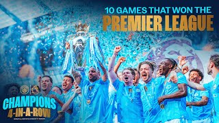 10 Games that won the Premier League | 4-IN-A-ROW | Man City 23/24 screenshot 5