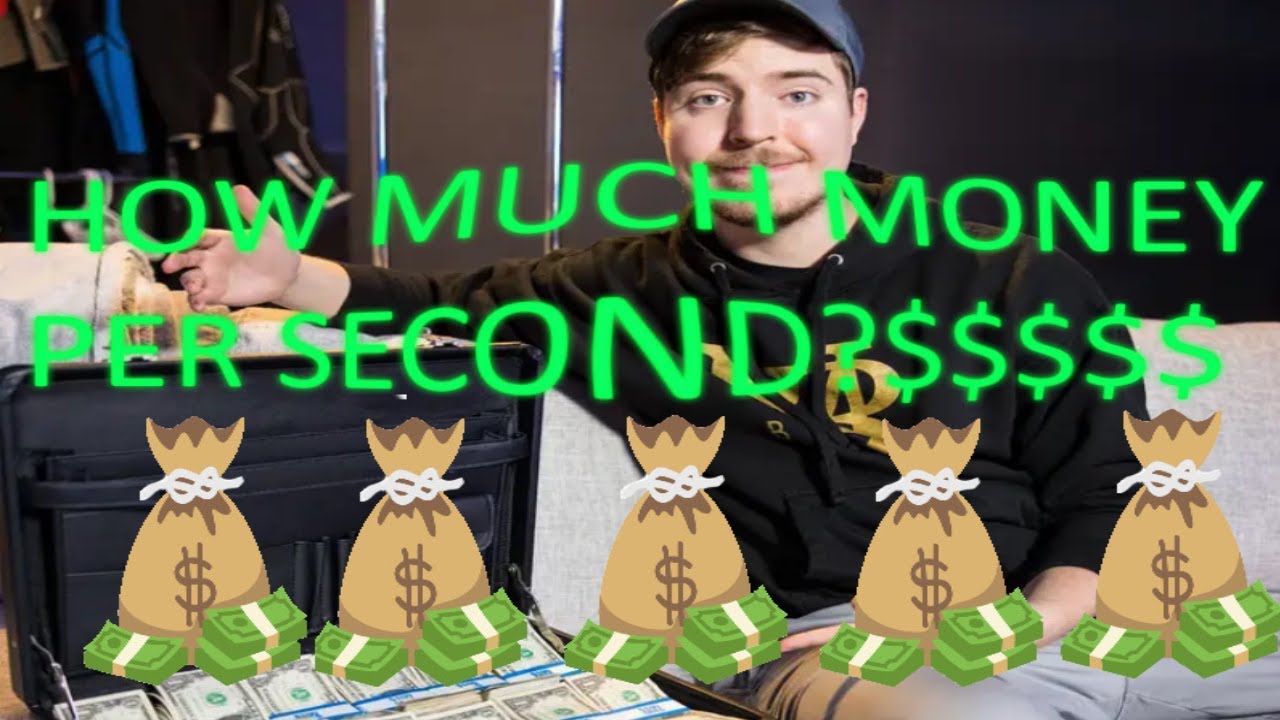 HOW MUCH MONEY DOES MR.BEAST MAKE IN A SECOND? I HAVE THE ANSWER! - YouTube