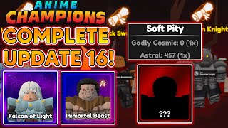 COMPLETING BERSERK UPDATE 16! NEW COSMIC & ASTRAL SOFT PITY COUNTER + MORE In Anime Champions screenshot 5