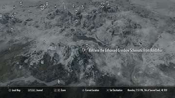 The Elder Scrolls V: Skyrim "Retrieve the Enhanced Crossbow Schematic from Raldbthar"