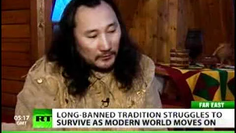 Meeting Sunrise Ceremony Yakutia Shaman