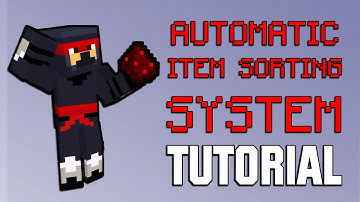 Tutorial - Automatic Item Sorting System (Minecraft Console PS4 PS3 XBOX)