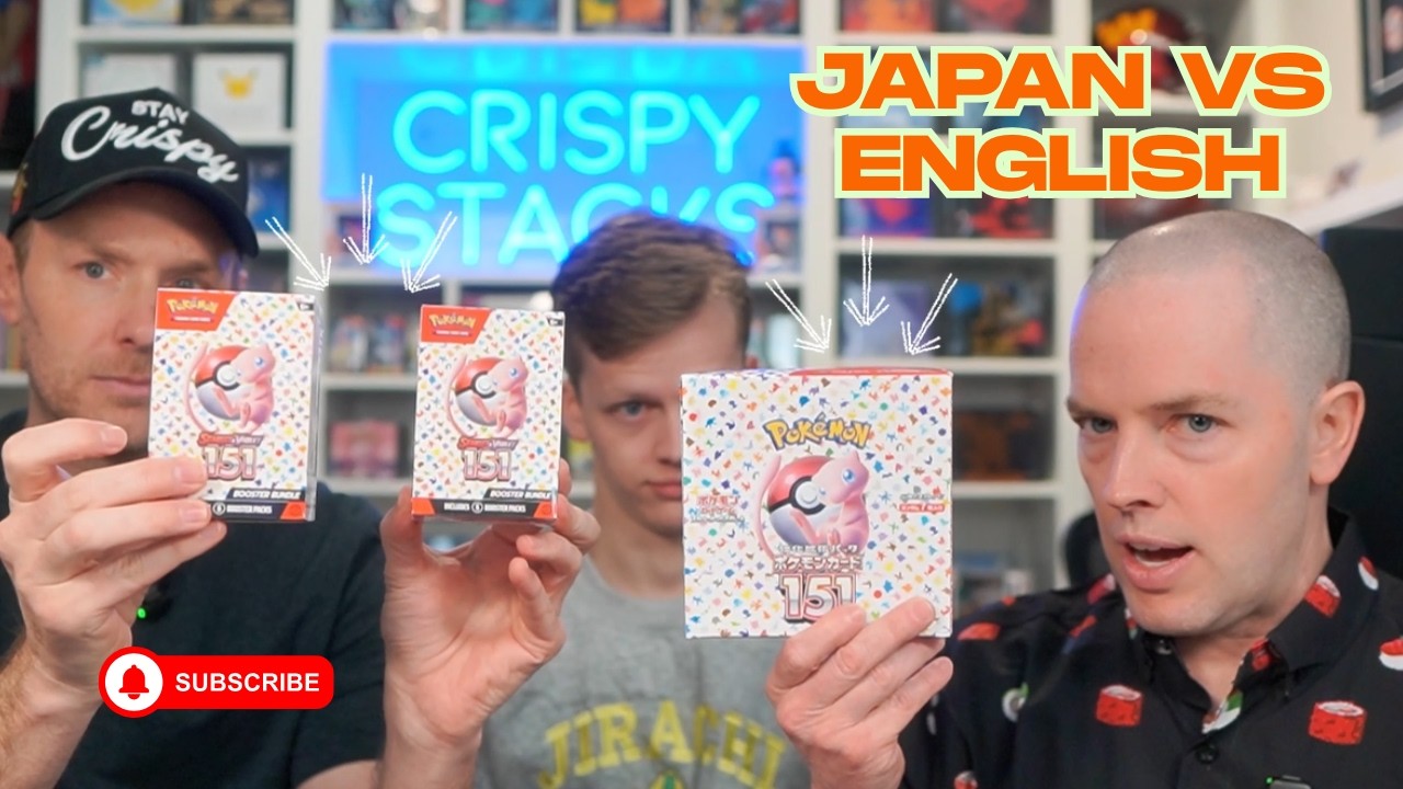 Набор Pokémon 151 (японская версия против английской версии) для битвы (розыгрыш)