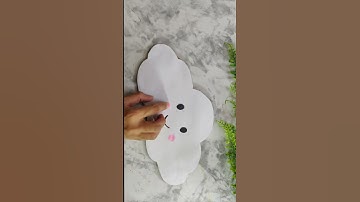 Paper Cloud Wall Hanging | #papercraft | #shorts | #shortsvideo | #trending