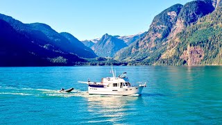 TOO DEEP TO ANCHOR in Desolation Sound CANADA!