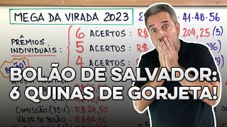 BOLÃO GANHOU A MEGA DA VIRADA + 6 QUINAS: Como Assim?! 😮🍀