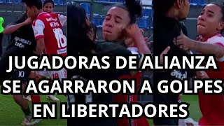 JUGADORAS DE ALIANZA LIMA SE AGARRARON A GOLPES #fyp #viralvideo #alianzalima #libertadores