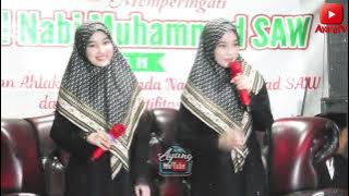 CERAMAH USTDZAH KEMBAR CANTIK NANDA DAN ADINDA DI DESA SUKASLAMET