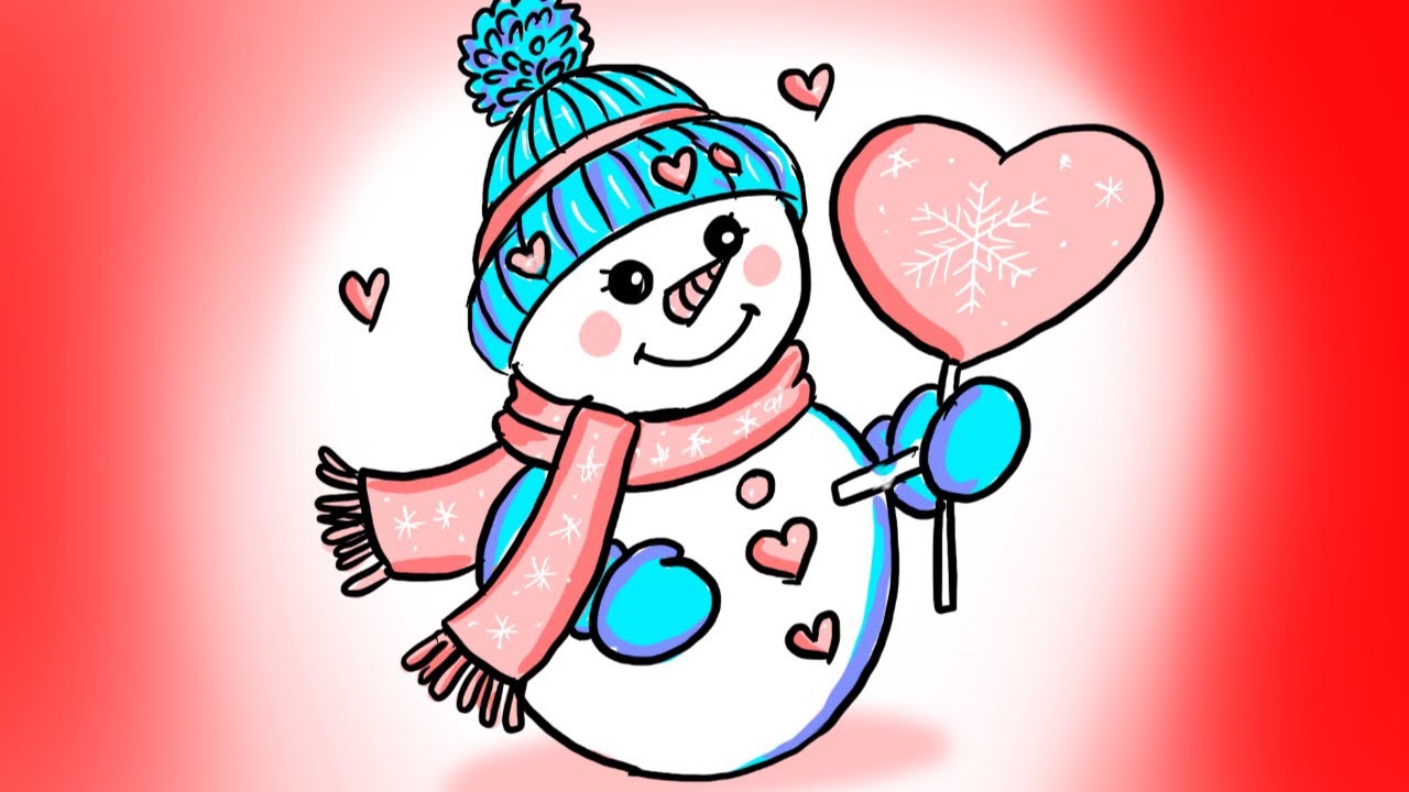 How to Draw the Perfect Christmas Snowman in Minutes | Bring your snowman idea live with 