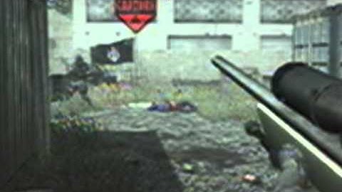 CoD4 | 360 Quick Scope FAIL