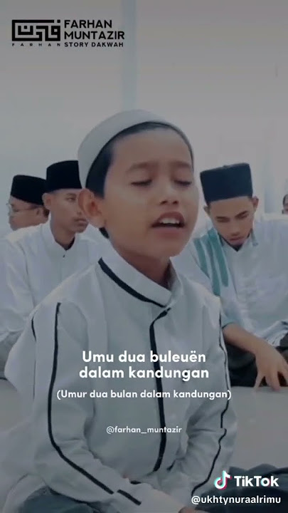 qasidah terbaru oleh anak aceh,,,lahee di nabi....!