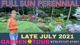 Perennial Summer Garden Tour With Plant Names // Best Plants For Peak Bloom // Tip For Managing Deer