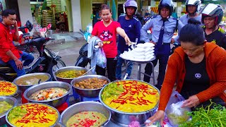AMAZING WOMAN ! 10 Khmer Dishes Cooked & Served By A Hard-Working Lady | Cambodian Street Food