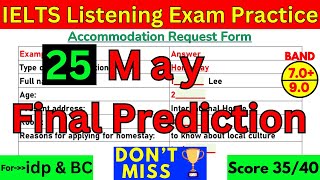27 APRIL 2024 IELTS LISTENING PRACTICE TEST 2024 WITH ANSWER KEY | IELTS EXAM PREDICTION | IDP & BC