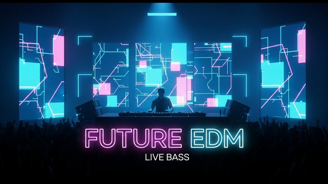 EDM Live ⚡ Neon Pulse & Midnight Bass Flow.