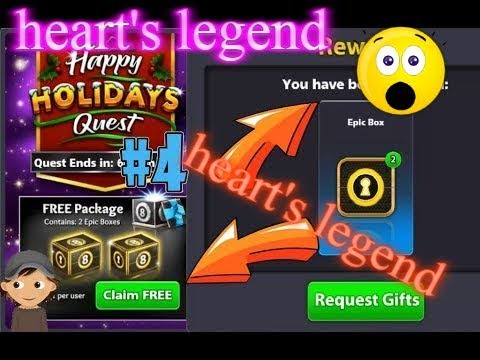 8 Ball Pool Free | 2 Epic Box || Watch Full Video Holiday ...