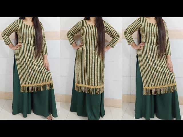 Stitched Full Sleeves Designer Ladies Kurti Plazo Set, Size : Small,  Medium, Large, Age Group : Adults at Rs 800 / Piece in Mumbai