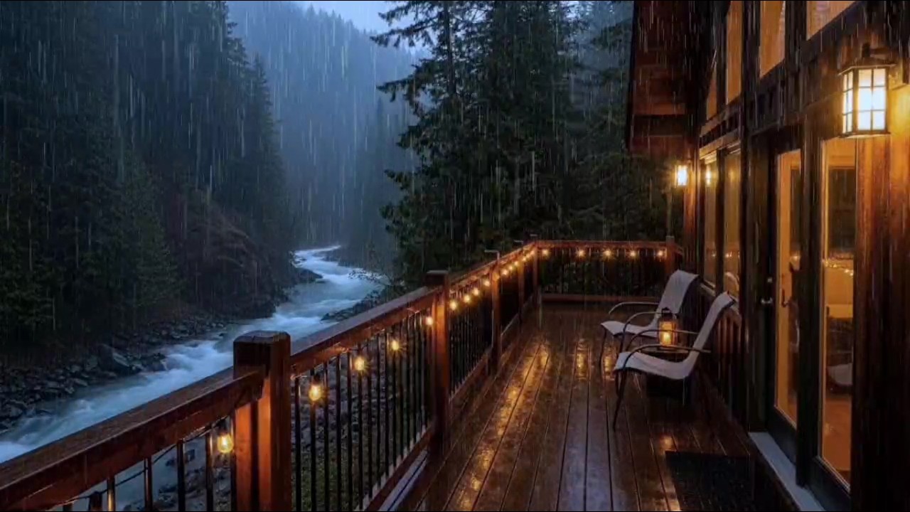 Gentle Night Rain Ambience 🌙 Relaxing Rain Sounds for Deep Sleep & Stress Relief