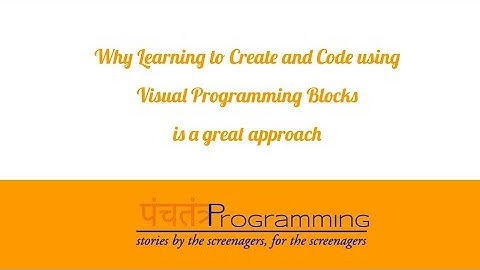 Learning to Code and Create using Visual Programming Blocks #Scratch Programming Series #India